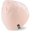 gorro-rosa-per-bambino-essentials-classic-cuffless-di-puma