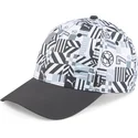 cappellino-curvo-nero-e-bianco-regolabile-academy-di-puma