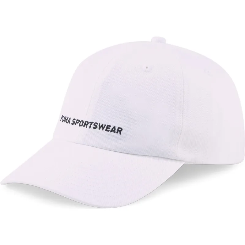 verstellbare-weisse-curved-cap-sportswear-von-puma