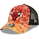 cappelli-curva-arancia-snapback-a-frame-summer-city-dei-chicago-bulls-nba-di-new-era