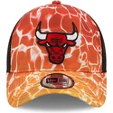 cappelli-curva-arancia-snapback-a-frame-summer-city-dei-chicago-bulls-nba-di-new-era