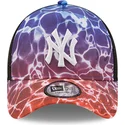 cappellino-trucker-multicolore-a-frame-summer-city-dei-new-york-yankees-mlb-di-new-era