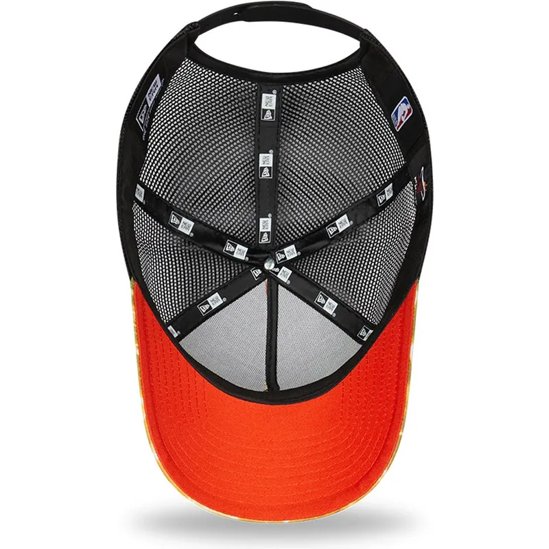 mutzen-gebogen-multicolor-snapback-a-frame-summer-city-der-miami-heat-nba-von-new-era