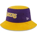 cappello-a-secchiello-viola-e-giallo-tapered-washed-pack-dei-los-angeles-lakers-nba-di-new-era