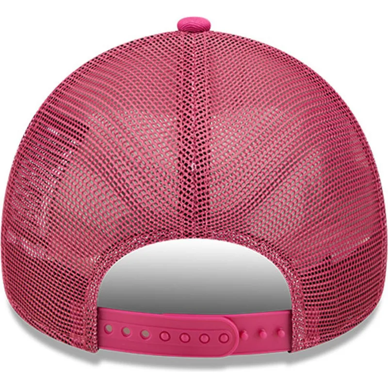 cappelli-curva-rosa-snapback-a-frame-tonal-mesh-dei-los-angeles-dodgers-mlb-di-new-era