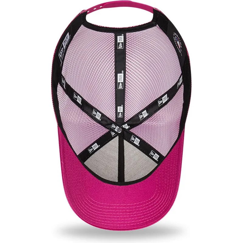 cappelli-curva-rosa-snapback-a-frame-tonal-mesh-dei-los-angeles-dodgers-mlb-di-new-era