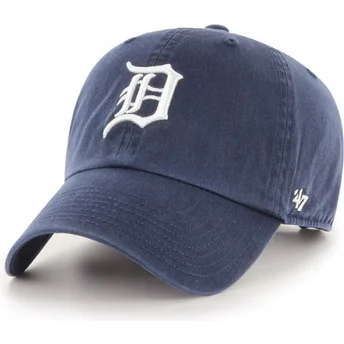 47-brand-mlb-detroit-tigers-clean-up-kappe-mit-gebogenem-schirm-in-marineblau
