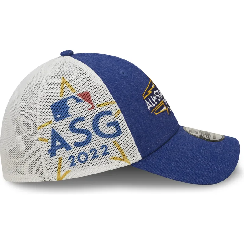 bla-og-hvid-trucker-kasket-justeret-39thirty-all-star-game-logo-fra-los-angeles-dodgers-mlb-fra-new-era
