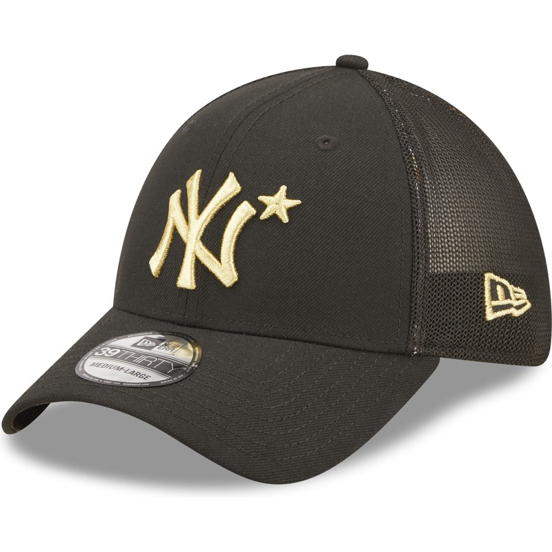 new-era-golden-logo-39thirty-all-star-game-new-york-yankees-mlb-black-fitted-trucker-hat