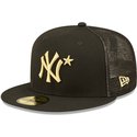 new-era-flat-brim-golden-logo-59fifty-all-star-game-new-york-yankees-mlb-black-fitted-trucker-hat