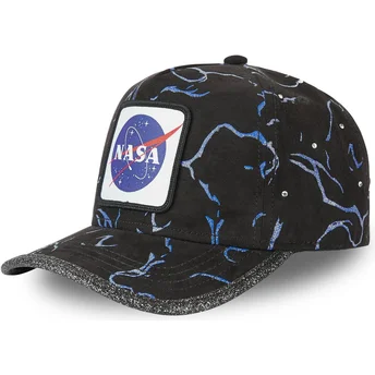 Capslab GLI NASA justerbar svart böjd keps