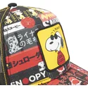 cappellino-trucker-nero-snoopy-joe-cool-pea-sam1-peanuts-di-capslab