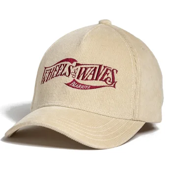 Gorra curva beige ajustable Enjoy WW20 de Wheels And Waves