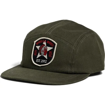 Gorra 6 panel marrón ajustable Starfire WW21 de Wheels And Waves