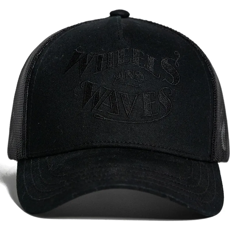 mutzen-gebogen-schwarz-snapback-von-wheels-and-waves mutzen-gebogen-schwarz-snapback-von-wheels-and-waves