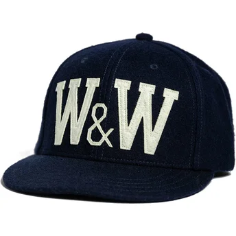 Gorra plana azul marino ajustable Varsity WW28 de Wheels And Waves