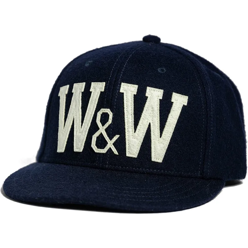 berretto-piatto-blu-marino-regolabile-varsity-ww28-di-wheels-and-waves