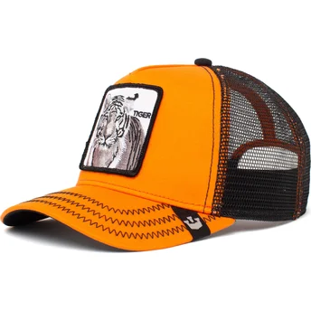 orange-und-schwarze-trucker-kappe-tiger-the-white-tiger-the-farm-von-goorin-bros