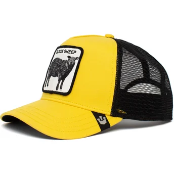 cappello-trucker-giallo-e-nero-pecora-the-black-sheep-the-farm-di-goorin-bros