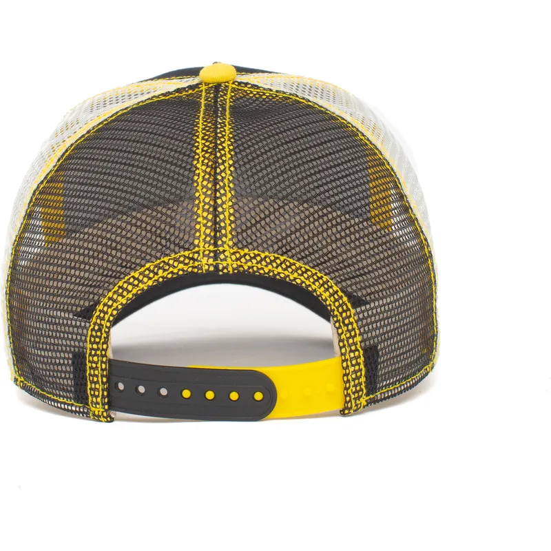 goorin-bros-the-farm-angel-sick-lid-sort-og-gra-trucker-kasket-med-englefisk-motiv