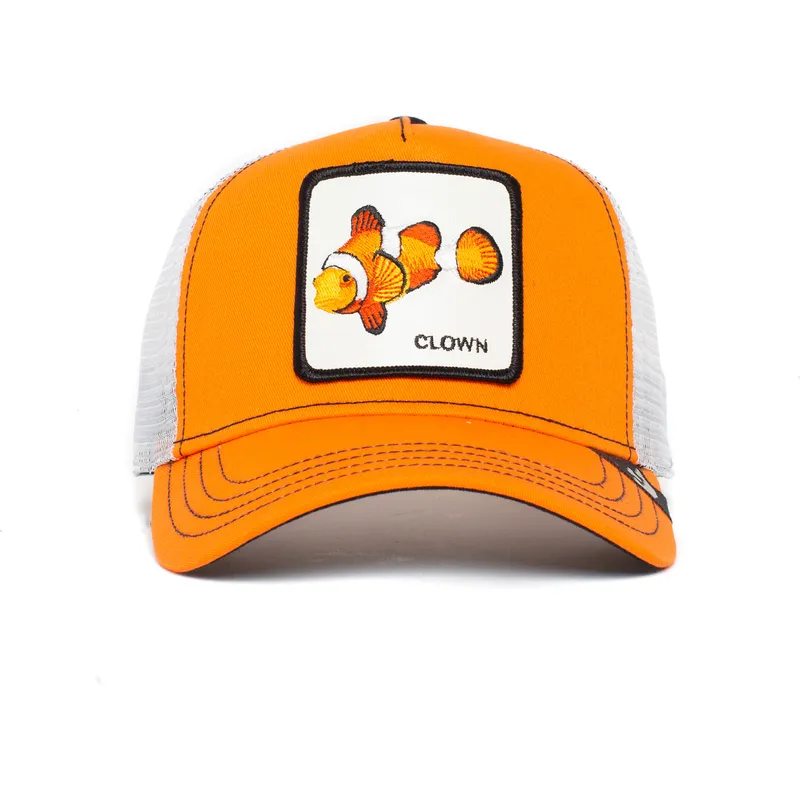 gorra-trucker-arancione-pesce-dorato-gold-found-him-the-farm-di-goorin-bros