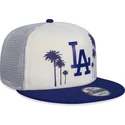 cappellino-trucker-piatto-bianco-e-blu-snapback-9fifty-all-star-game-di-los-angeles-dodgers-mlb-di-new-era