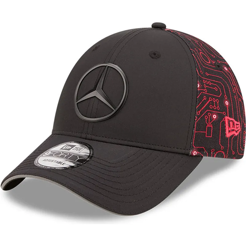 mutzen-gebogen-schwarz-verstellbares-band-9forty-esports-grand-prix-der-mercedes-formula-1-von-new-era