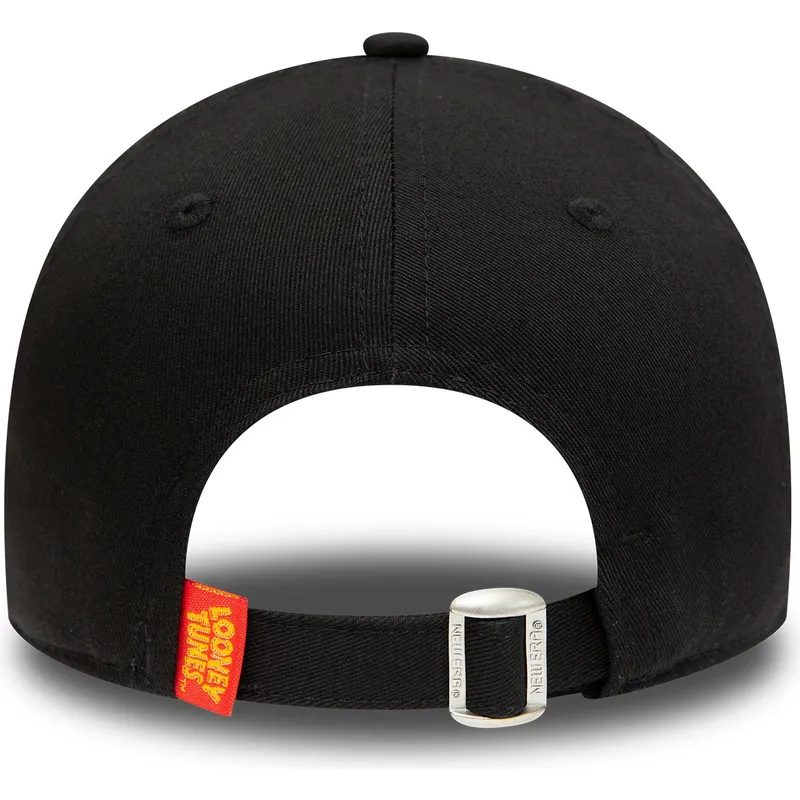 mutzen-gebogen-schwarz-verstellbares-band-fur-kinder-9forty-sporty-de-diablo-der-tasmania-looney-tunes-von-new-era