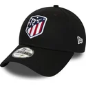 cappellino-curvo-nero-regolabile-9forty-dell-atletico-de-madrid-lfp-di-new-era
