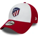 cappellino-curvo-bianco-e-rosso-regolabile-39thirty-contrast-dell-atletico-de-madrid-lfp-di-new-era