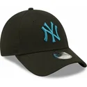 gorra-curva-negra-ajustable-con-logo-azul-para-nino-9forty-league-essential-de-new-york-yankees-mlb-de-new-era