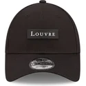 cappellino-curvo-nero-regolabile-9forty-logo-le-louvre-di-new-era