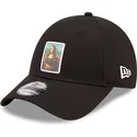 cappellino-curvo-nero-regolabile-9forty-patch-mona-lisa-le-louvre-di-new-era