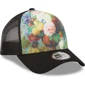 schwarze-trucker-kappe-9forty-e-frame-flowers-le-louvre-von-new-era