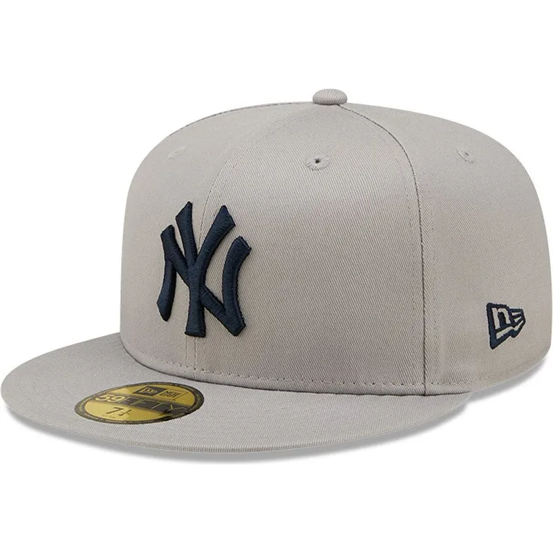 cappelli-piatta-grigio-regolato-59fifty-parche-lateral-world-series-dei-new-york-yankees-mlb-di-new-era