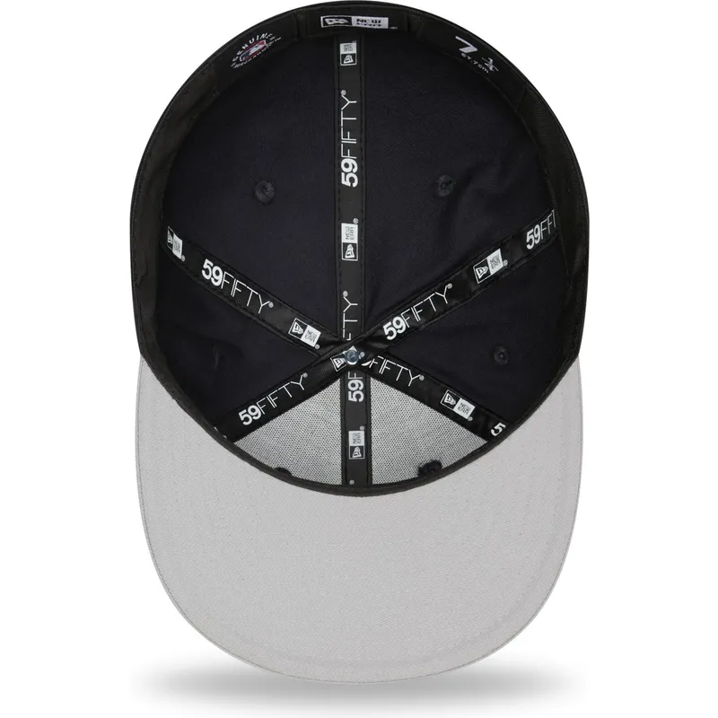 cappello-piatto-blu-marino-e-grigio-regolabile-59fifty-team-city-patch-dei-new-york-yankees-mlb-di-new-era