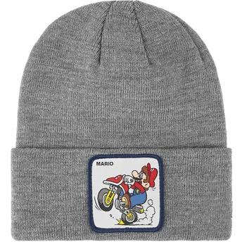 Cappello grigio Motorcycle BON SUP2 Bros. Mario Super Mario Bros. di Capslab