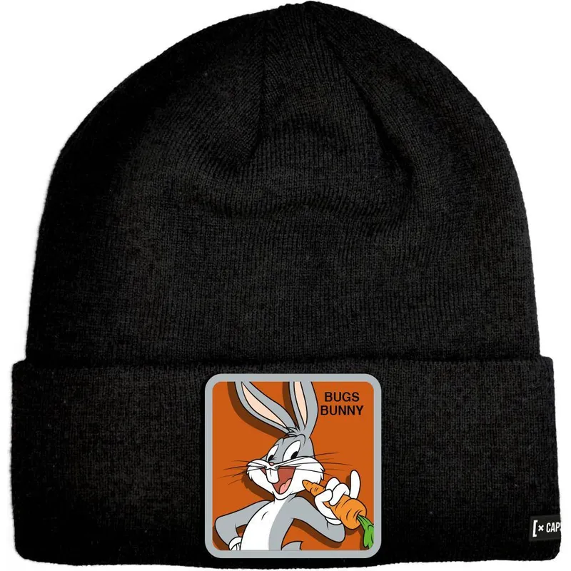 berretto-nero-bugs-bunny-bon-bun1-looney-tunes-di-capslab