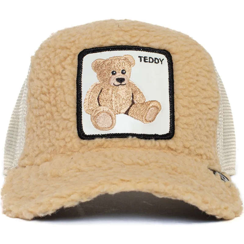 mutzen-gebogen-beige-snapback-de-borreguillo-oso-der-peluche-teddy-first-best-friend-the-farm-the-farm-von-goorin-bros
