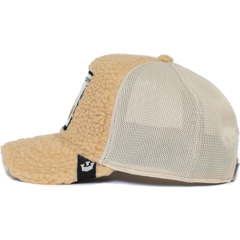 cappelli-curva-beige-snapback-de-borreguillo-oso-dei-peluche-teddy-first-best-friend-the-farm-the-farm-di-goorin-bros