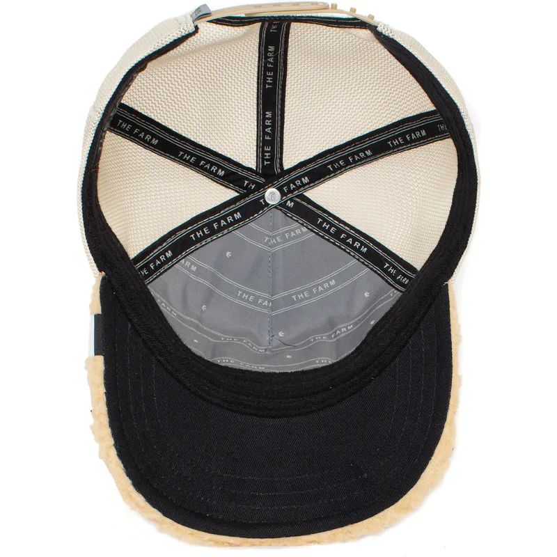 mutzen-gebogen-beige-snapback-de-borreguillo-oso-der-peluche-teddy-first-best-friend-the-farm-the-farm-von-goorin-bros