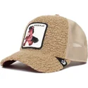 gorra-trucker-marrone-in-pile-di-pecora-cavallo-di-peluche-horse-play-the-farm-di-goorin-bros