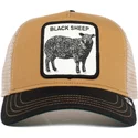 casquette-trucker-marron-blanche-et-noire-mouton-the-black-sheep-the-farm-goorin-bros