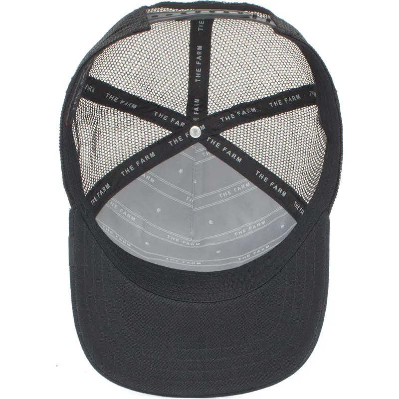 sort-trucker-kasket-med-rottweiler-hund-bad-boy-the-baddest-boy-the-farm-fra-goorin-bros