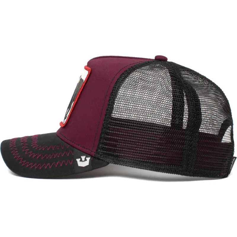 mutzen-gebogen-rot-snapback-the-farm-von-goorin-bros mutzen-gebogen-rot-snapback-the-farm-von-goorin-bros