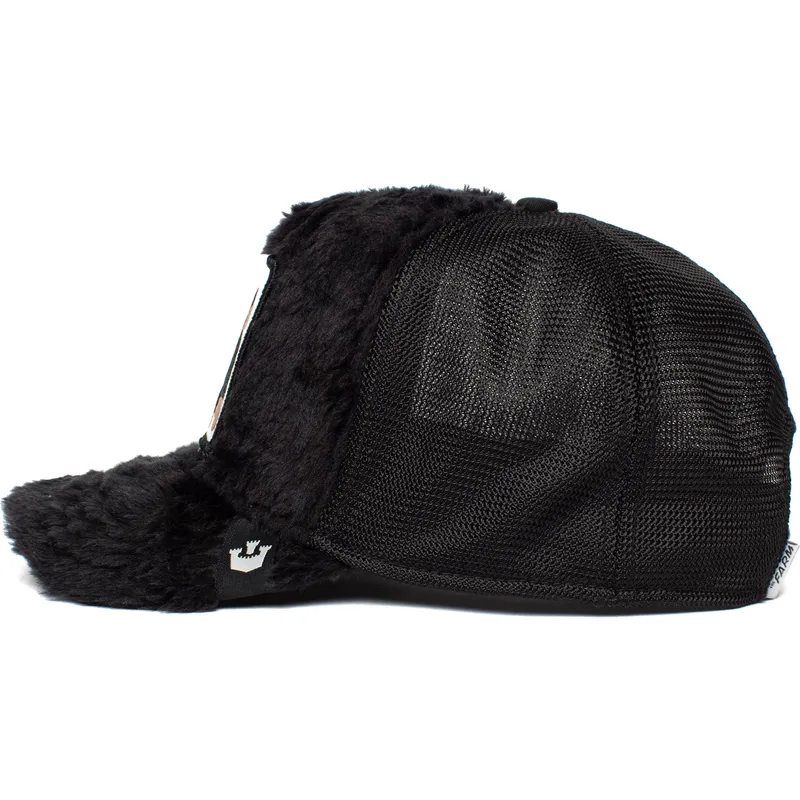 cappelli-curva-nero-snapback-per-bambino-de-borreguillo-mono-dei-peluche-bananas-little-nanner-the-farm-the-farm-di-goorin-bros