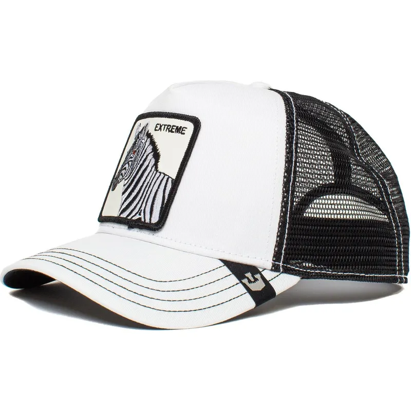 czapka-trucker-biala-i-czarna-dla-dziecka-zebra-extreme-little-stripe-the-farm-od-goorin-bros