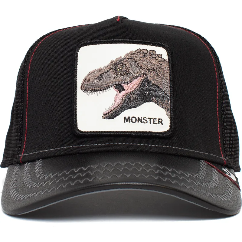cappellino-trucker-nero-per-bambino-dinosauro-t-rex-little-monster-the-farm-di-goorin-bros