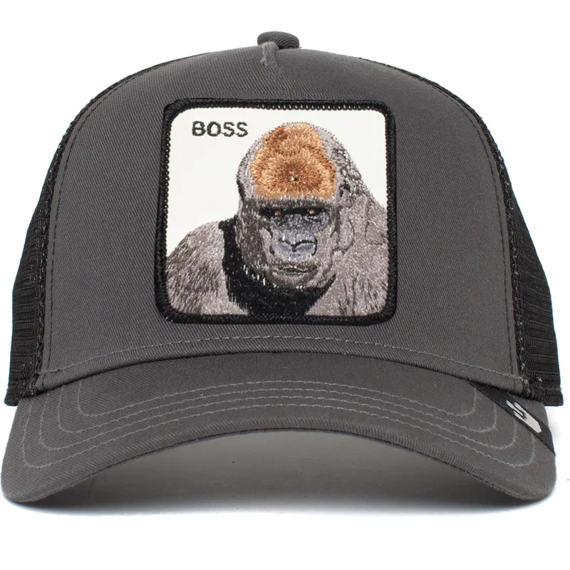 cappellino-trucker-grigio-gorilla-primal-the-farm-di-goorin-bros