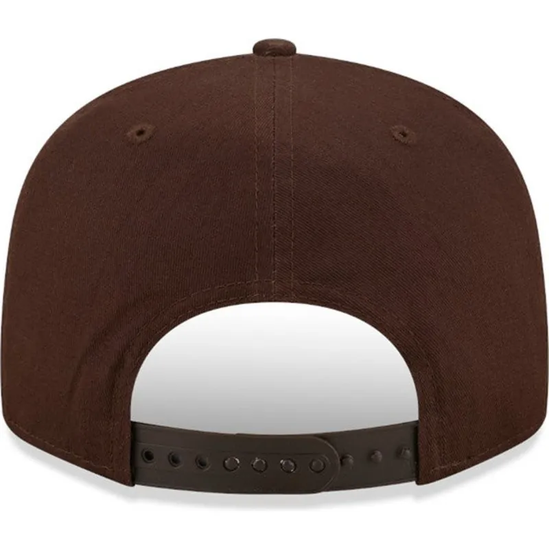 mutzen-flach-braun-snapback-9fifty-league-essential-der-new-york-yankees-mlb-von-new-era